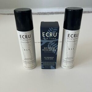 ECRU NEW YORK Haircare Travel Size BB Hair mask & Hairspray NIB